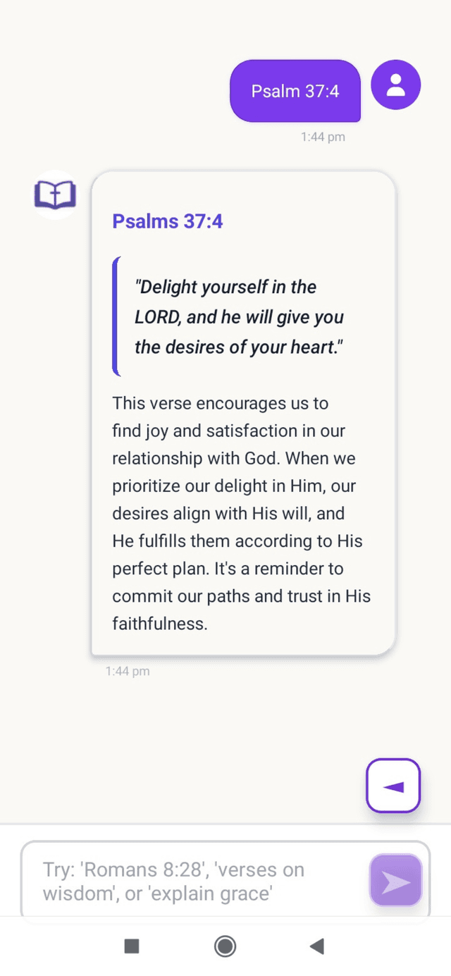 Modern Scripture app screenshot